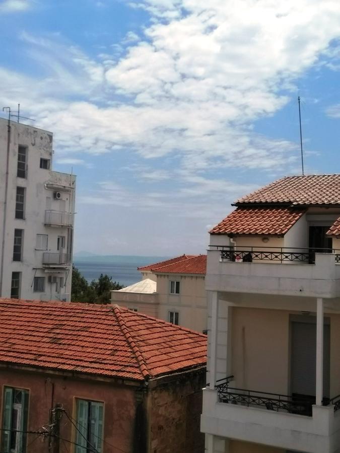 Telethrio Apartment Loutra Edipsou  ภายนอก รูปภาพ
